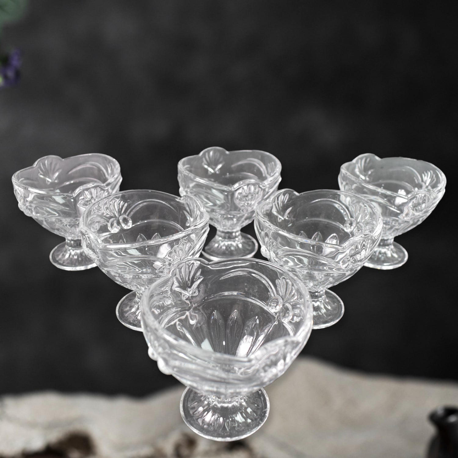 Frosted Charm Glasses Frosted Charm Glasses